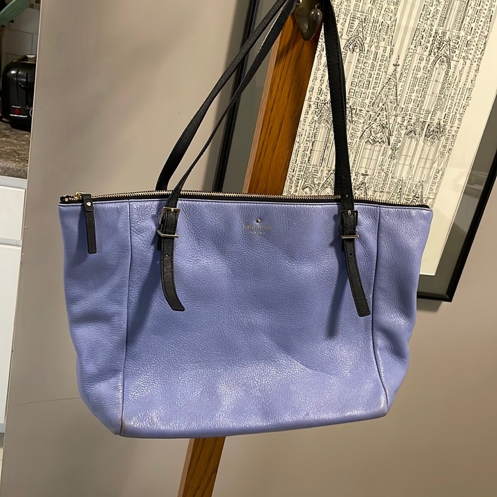 Rare lavender shoulder bag grin Kate Spade